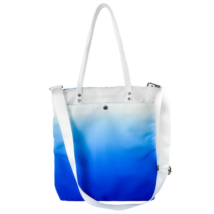 Going Places Tote Bag Ombre Blue by FourFour Co