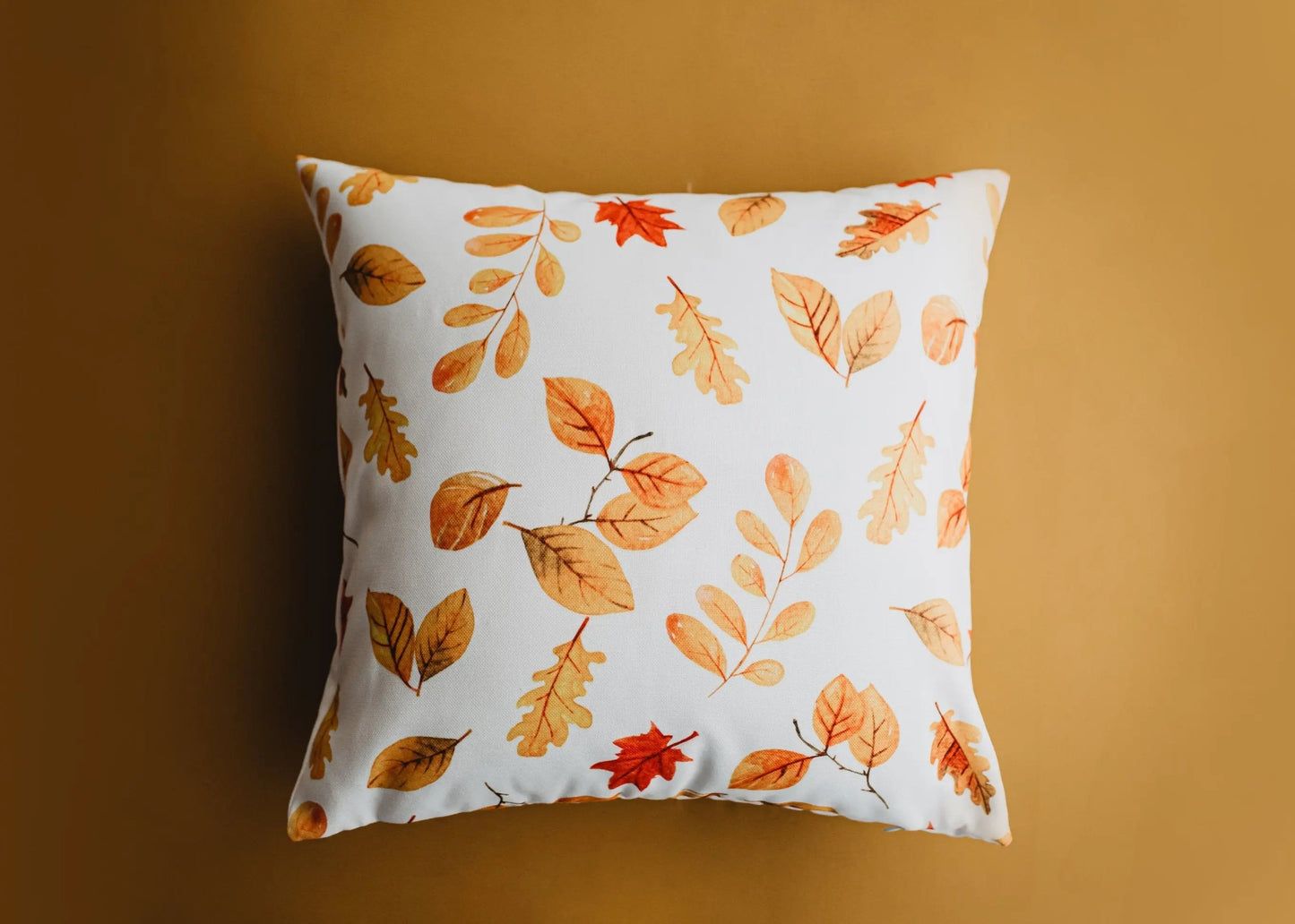 Fall Leaves Throw Pillow