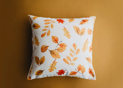 Fall Leaves Throw Pillow