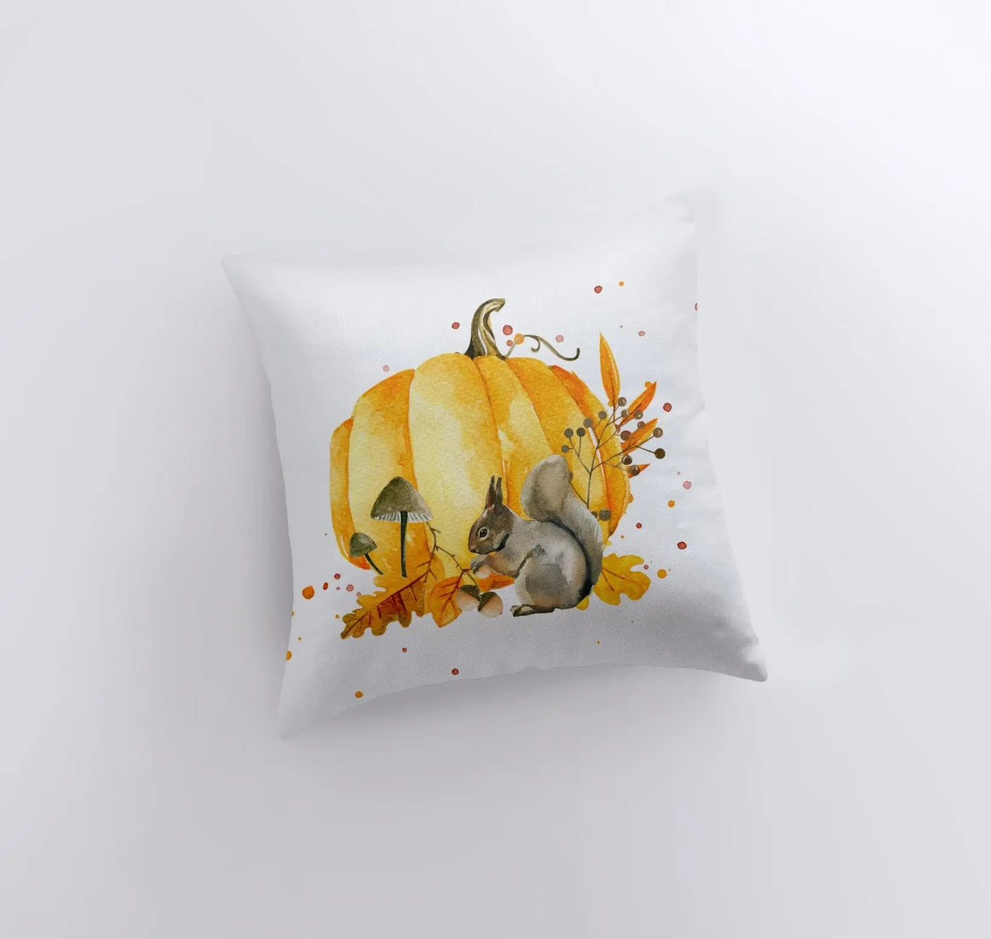 Fall Pumpkin Harvest Throw Pillow