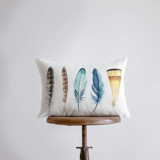 Feathers Throw Pillow