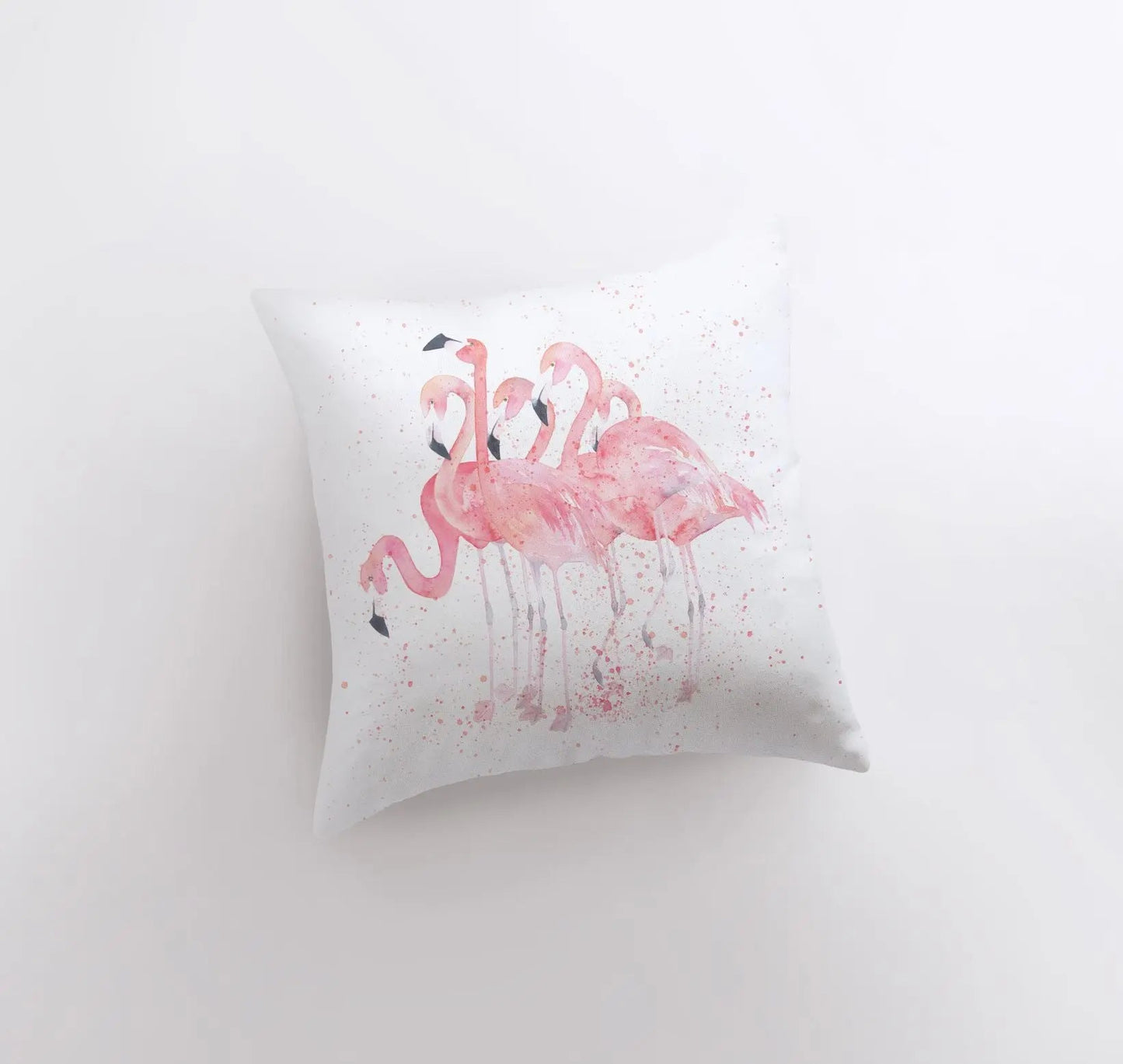 Flamingos Throw Pillow