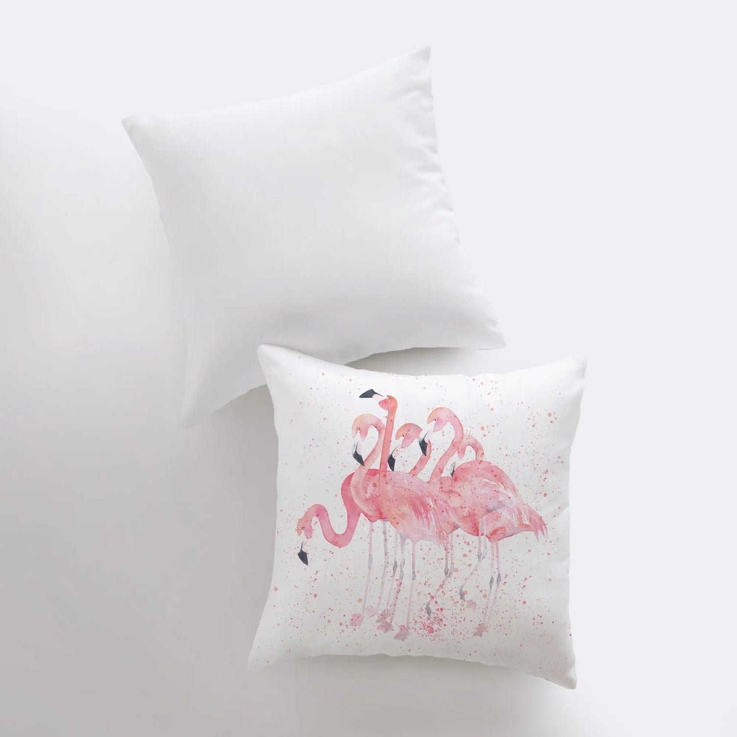 Flamingos Throw Pillow