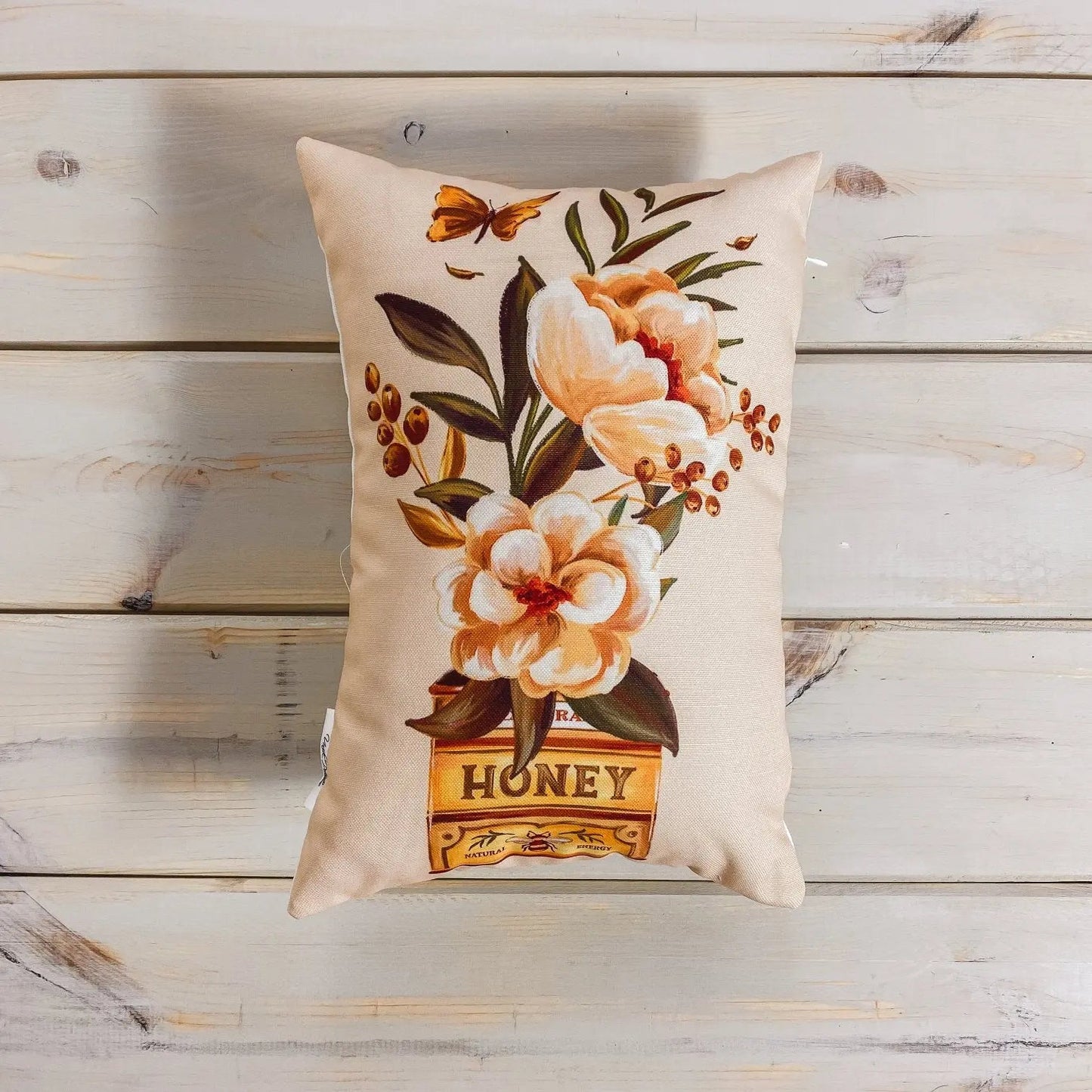 Floral Arrangement Throw Pillow