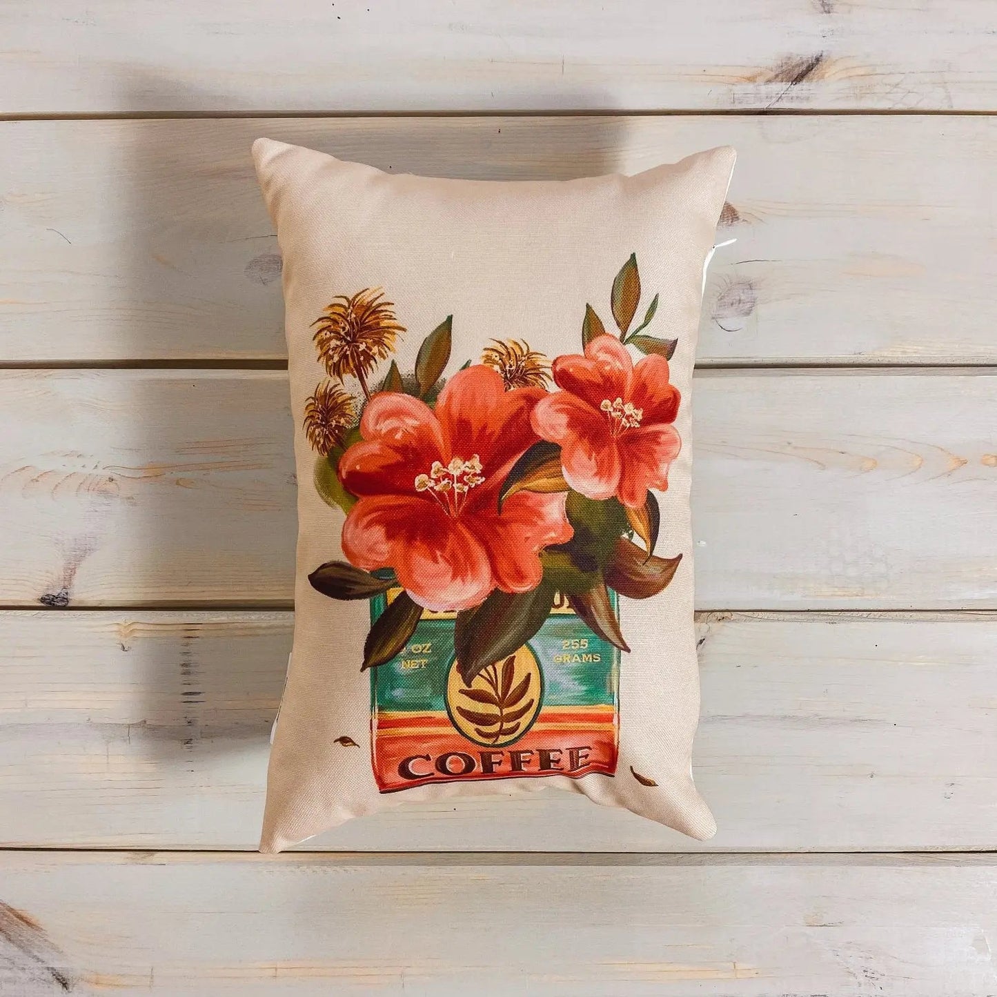 Floral Arrangement Throw Pillow