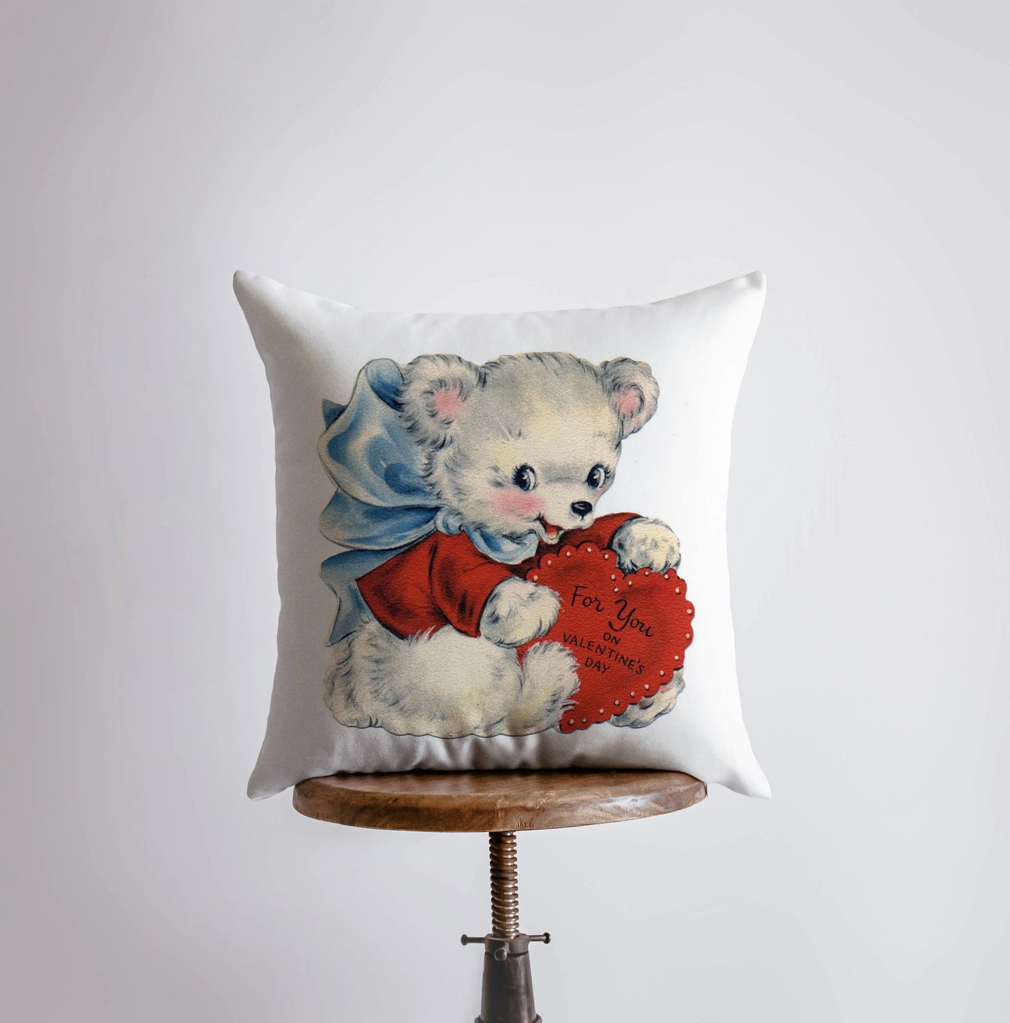 For You on Valentines Day Throw Pillow