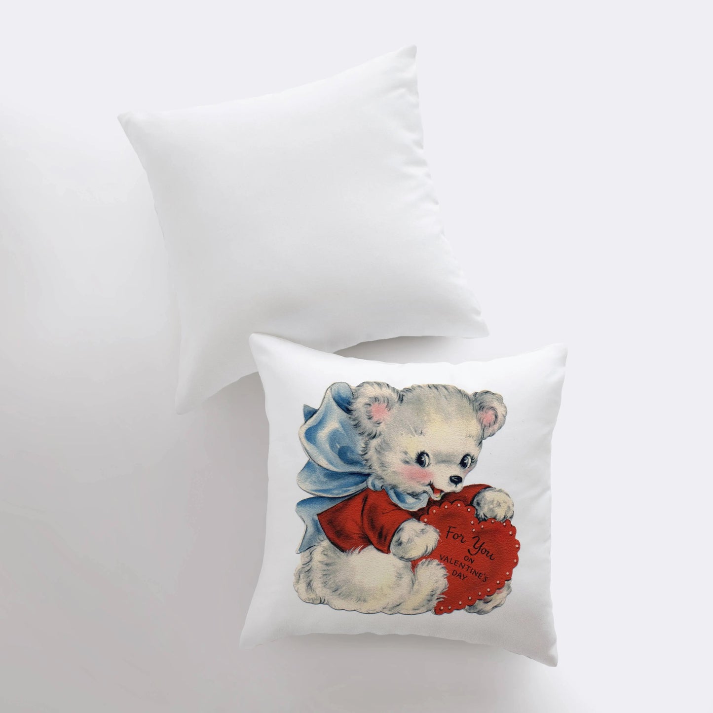 For You on Valentines Day Throw Pillow