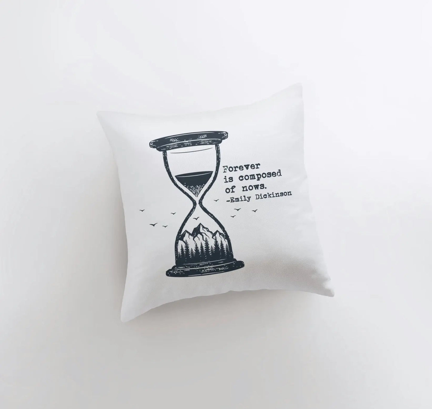 Forever is Composed of Nows Throw Pillow