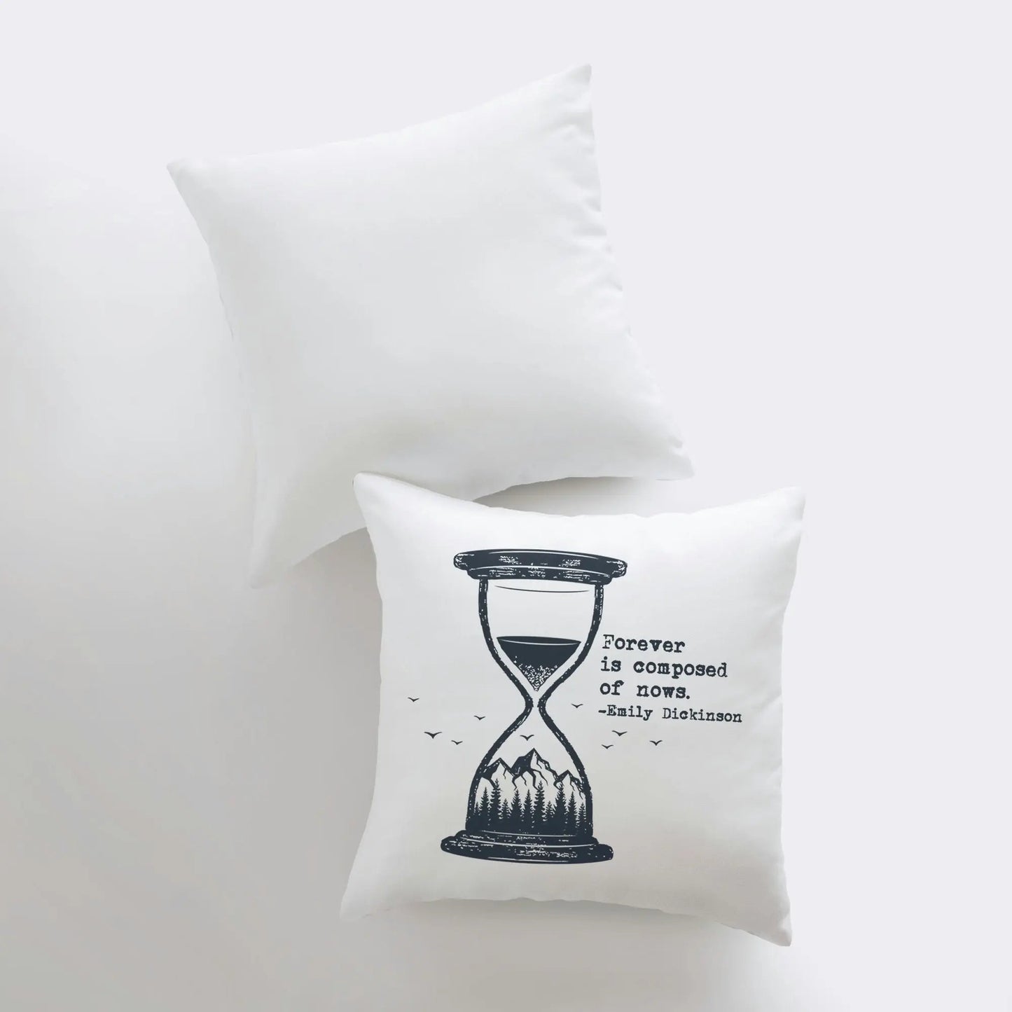 Forever is Composed of Nows Throw Pillow