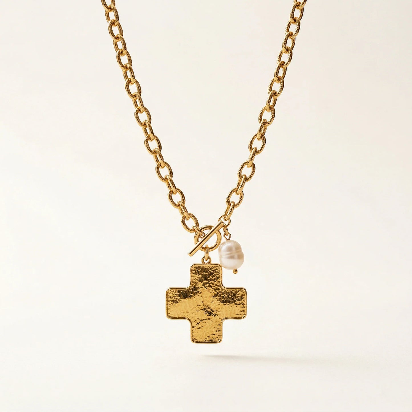Forge Cross Necklace