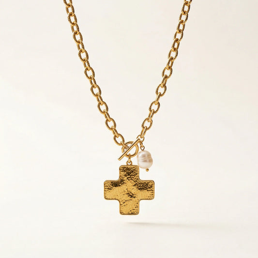 Forge Cross Necklace