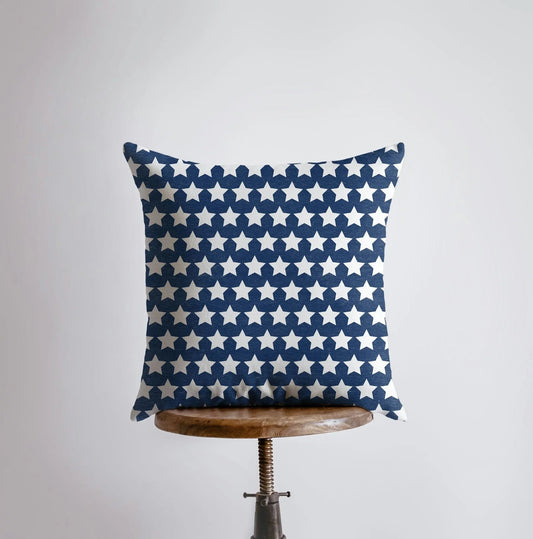 Fourth of July Stars Throw Pillow