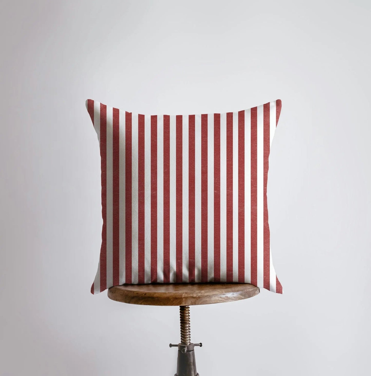 Fourth of July Stripes Throw Pillow