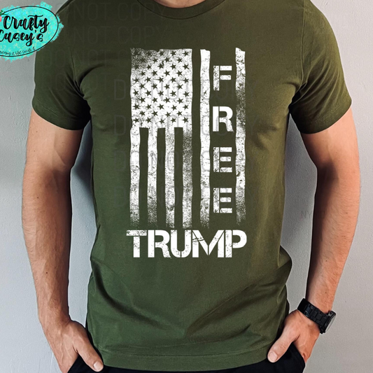 Free Trump Flag Tee