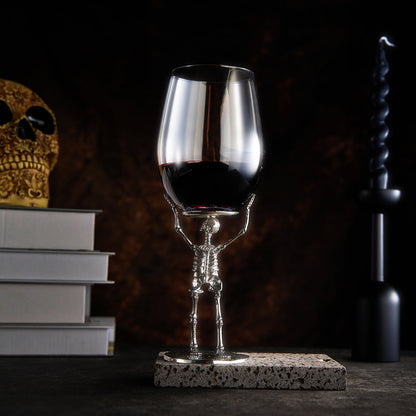 Stemmed Skeleton Wine Glass 19oz