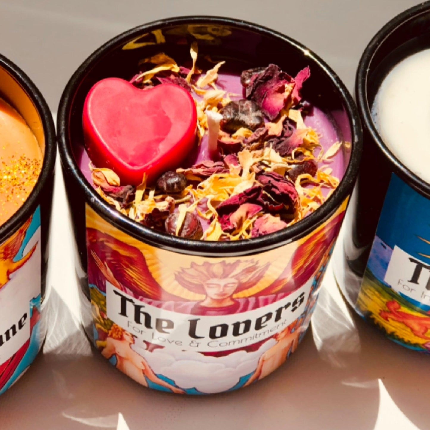 The Lovers Tarot Candle – Romantic Scented Candle for Love & Connection