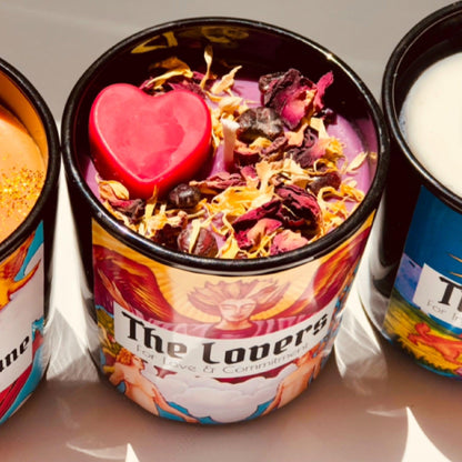 The Lovers Tarot Candle – Romantic Scented Candle for Love & Connection