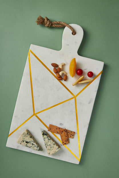 Badajoz Marble Cheese Board by GAURI KOHLI