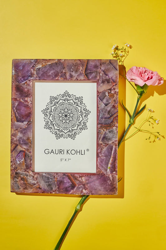 Cherish Amethyst Picture Frame by GAURI KOHLI