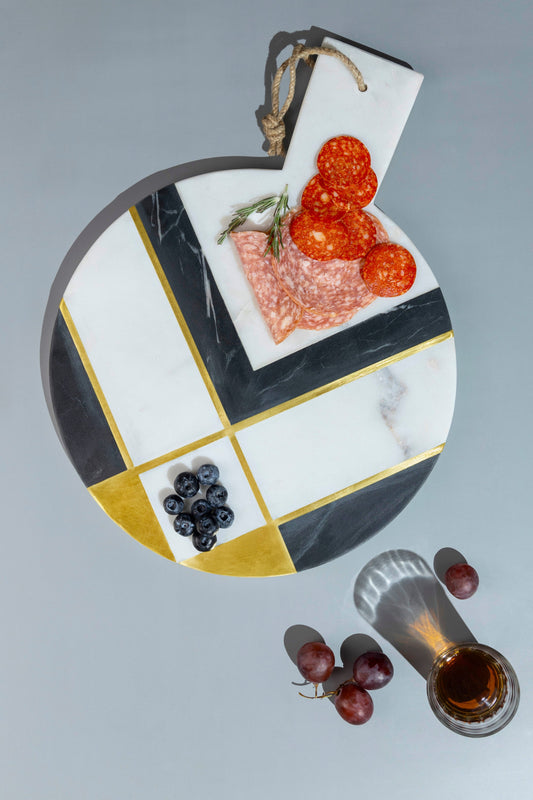 Campania Marble Cheese Board by GAURI KOHLI