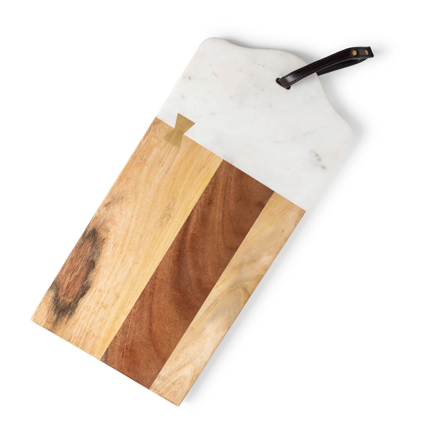 Darvaza Marble & Wood Cutting Board by GAURI KOHLI