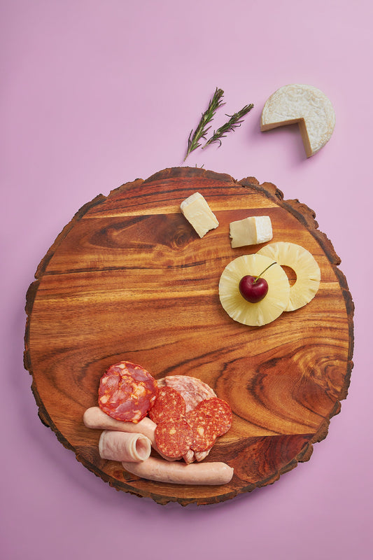 Denali Wood Serving Board, 12" by GAURI KOHLI