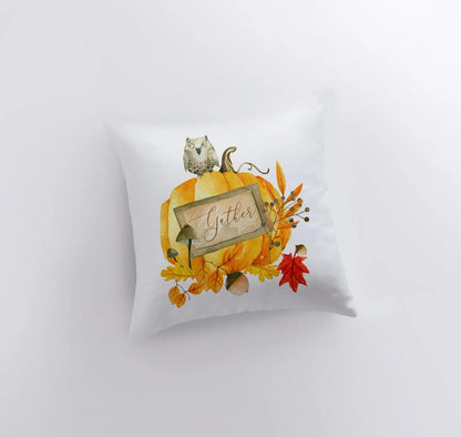 Gather Pumpkin Harvest Throw Pillow