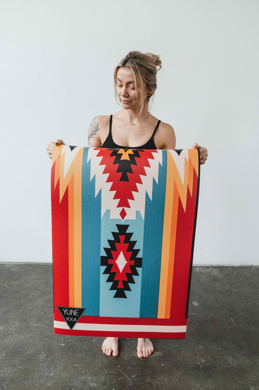 Yoga Mat | 6mm Thick | Multi Color | Non-Slip | Eco Friendly | Yune Yoga | Spring Moon - Yune Yoga