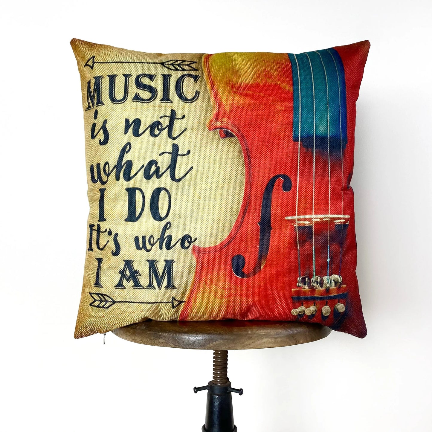 Music Lovers Throw Pillow