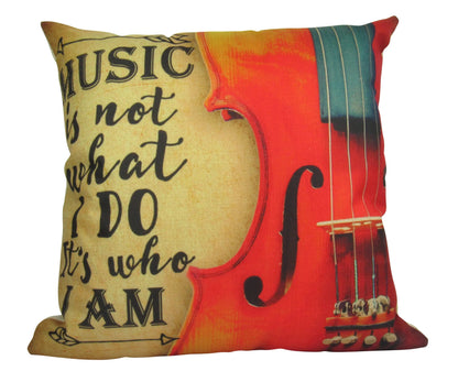 Music Lovers Throw Pillow