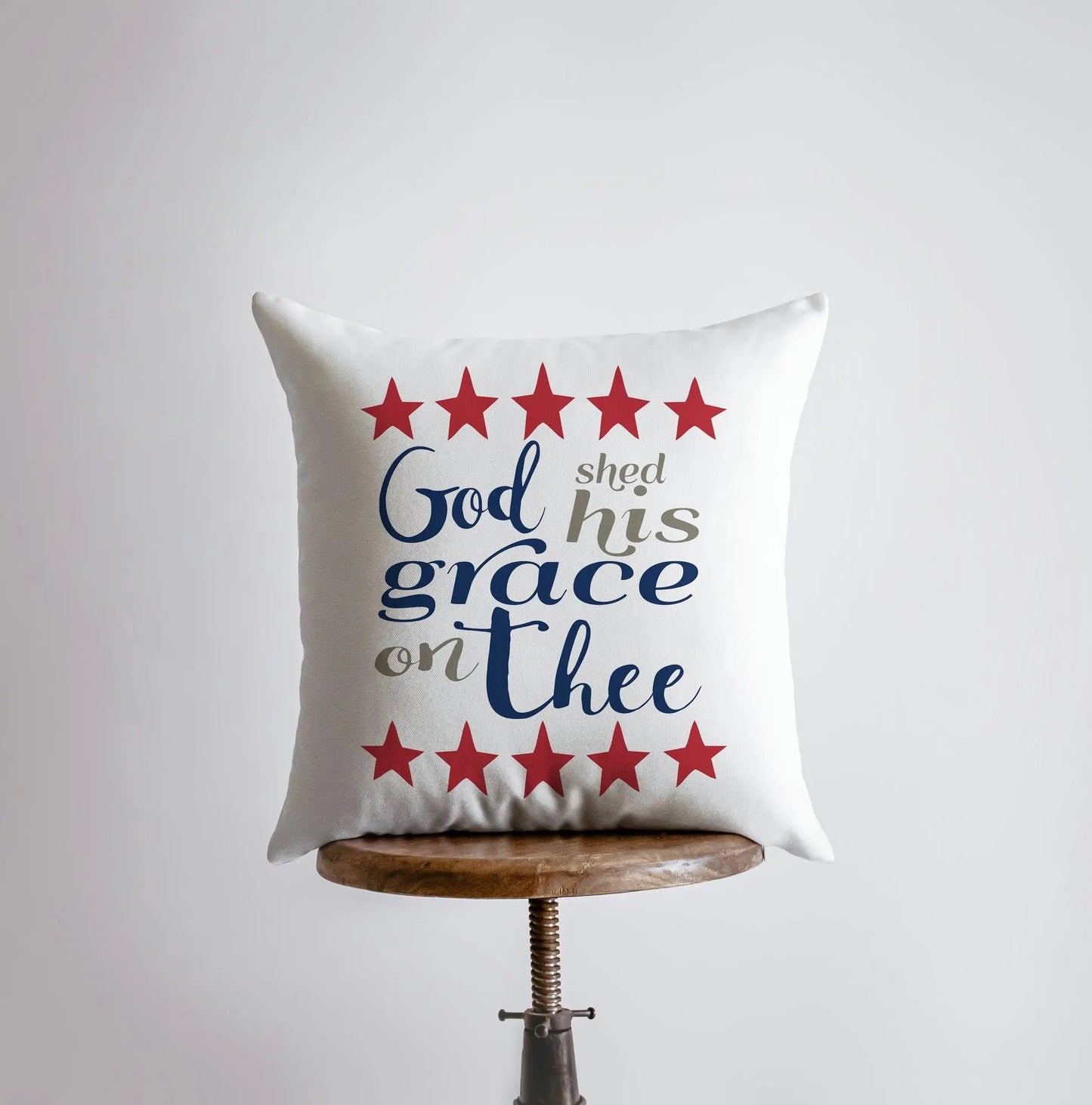 Gods Shed His Grace on Thee Throw Pillow