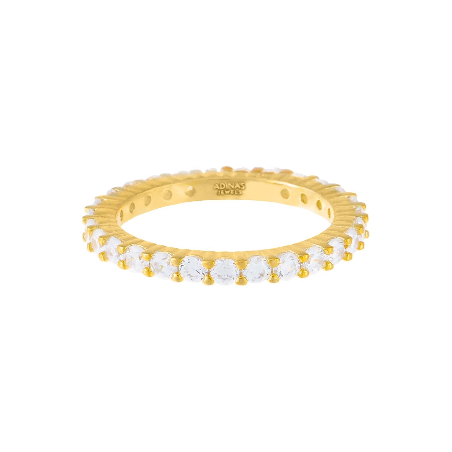 Thin CZ Eternity Band by By Adina Eden