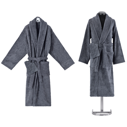 Classic Turkish Combed Cotton Luxurious Thick Unisex Bathrobes by Classic Turkish Towels