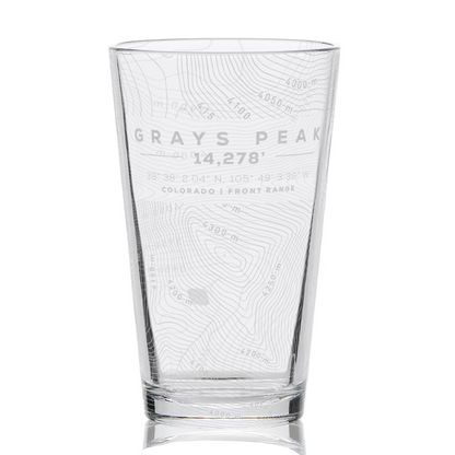 COLORADO 14ers Pint Collection by Lumengrave