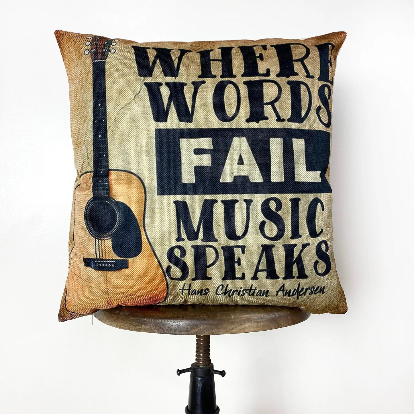 Guitar Throw Pillow