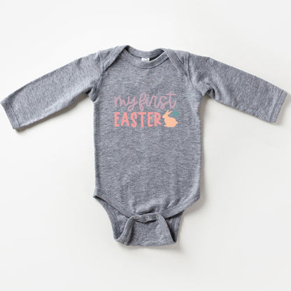 My First Easter Bunny Baby Long Sleeve Onesie