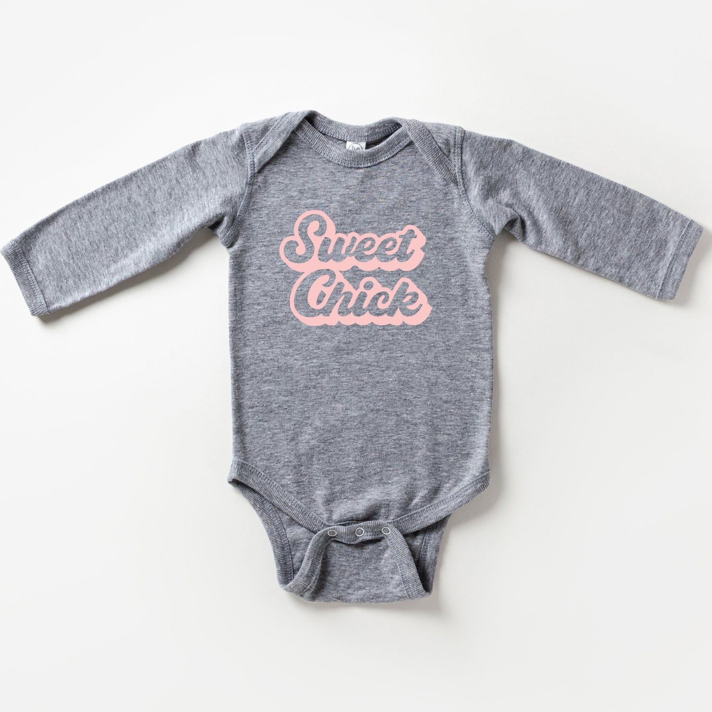 Sweet Chick | Baby Long Sleeve Onesie by The Juniper Shop