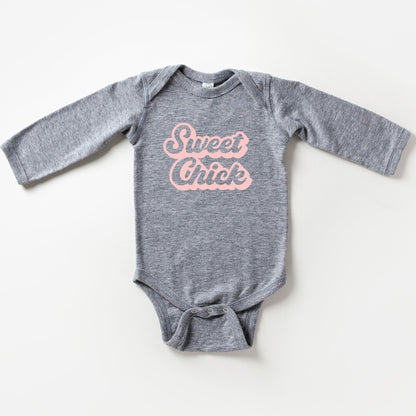 Sweet Chick | Baby Long Sleeve Onesie by The Juniper Shop