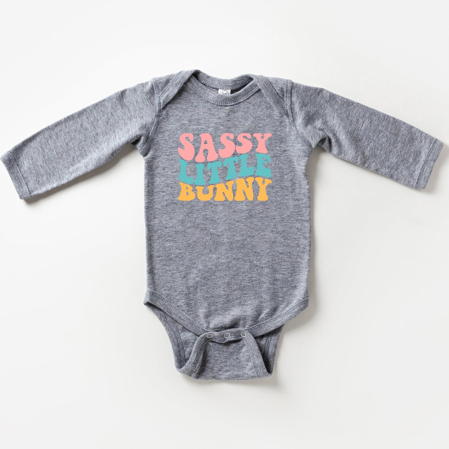 Sassy Little Bunny Baby Long Sleeve Onesie