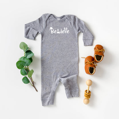 Believe Christmas | Baby Romper by The Juniper Shop