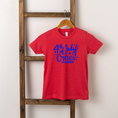 4th Of July Crew | Toddler Short Sleeve Crew Neck by The Juniper Shop