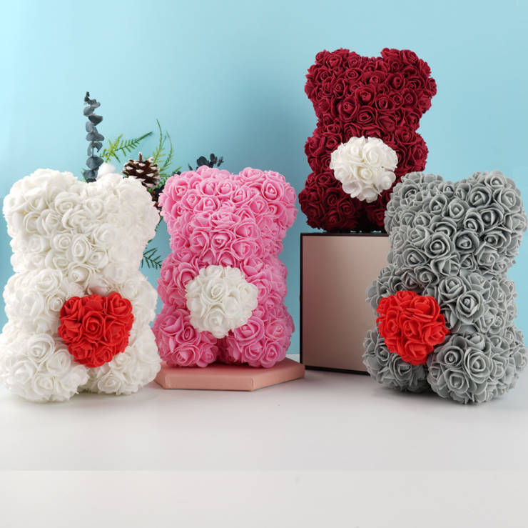 Rose Bear: Perfect Gift by Plushy Planet