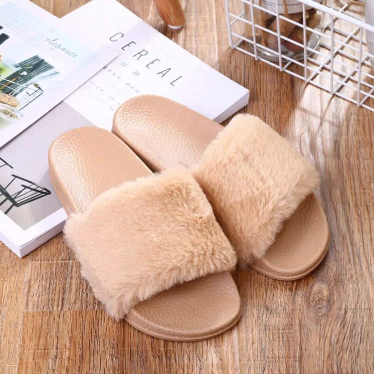 Cozy Plush Slides: Stylish, Sustainable. by Plushy Planet