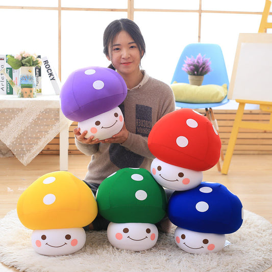 Isaiah - Soft Plush Mushroom Toy Pillow by Plushy Planet