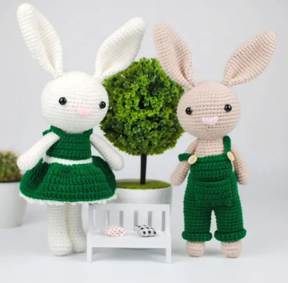 Handcrafted Rabbit Crochet Doll for Endless Fun by Plushy Planet