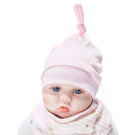 Trendy Newborn Cotton Beanie Hat by Plushy Planet