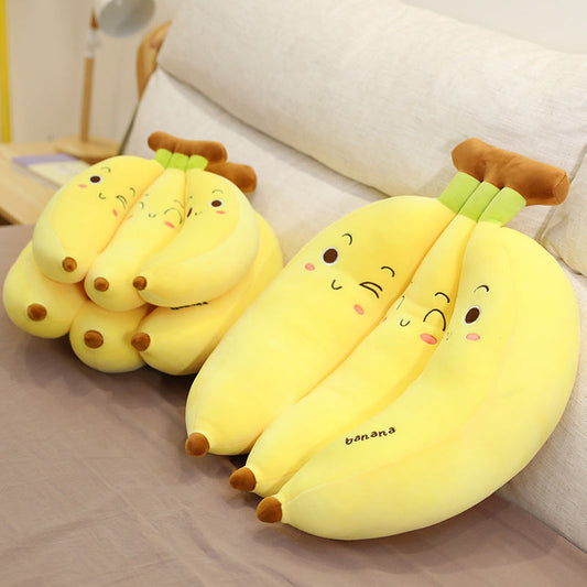 35cm Squishy Banana Plush: Adorable, Soft, Cartoony! by Plushy Planet