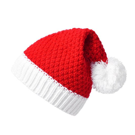 Santa's Knitted Wool Halloween Hat by Plushy Planet