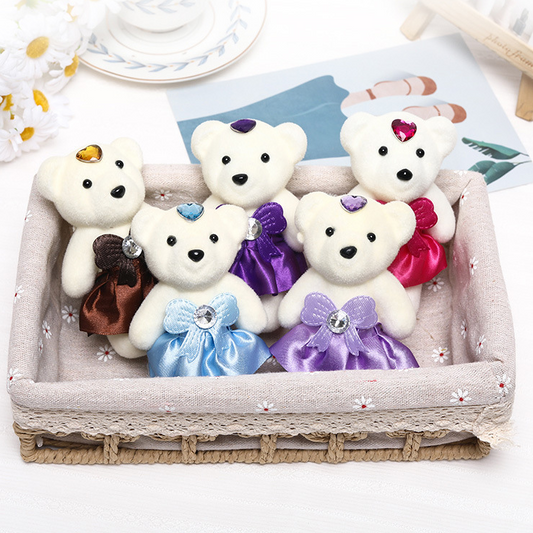 Soft mini teddy bear toys by Plushy Planet