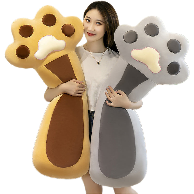 Adorable 70-110CM Soft Kawaii Cat Paw Pillow by Plushy Planet